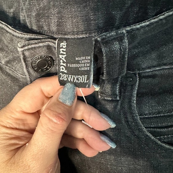 Prana Men's Dark Gray Jeans Size 28 x 30 - Picture 4 of 7